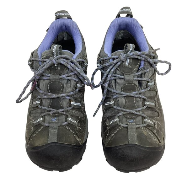 Keen Targhee ll Womens 7 Waterproof Leather Mesh Hiking Shoes Gray - Picture 2 of 11
